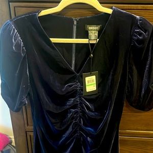 DKNY Velvet Dress